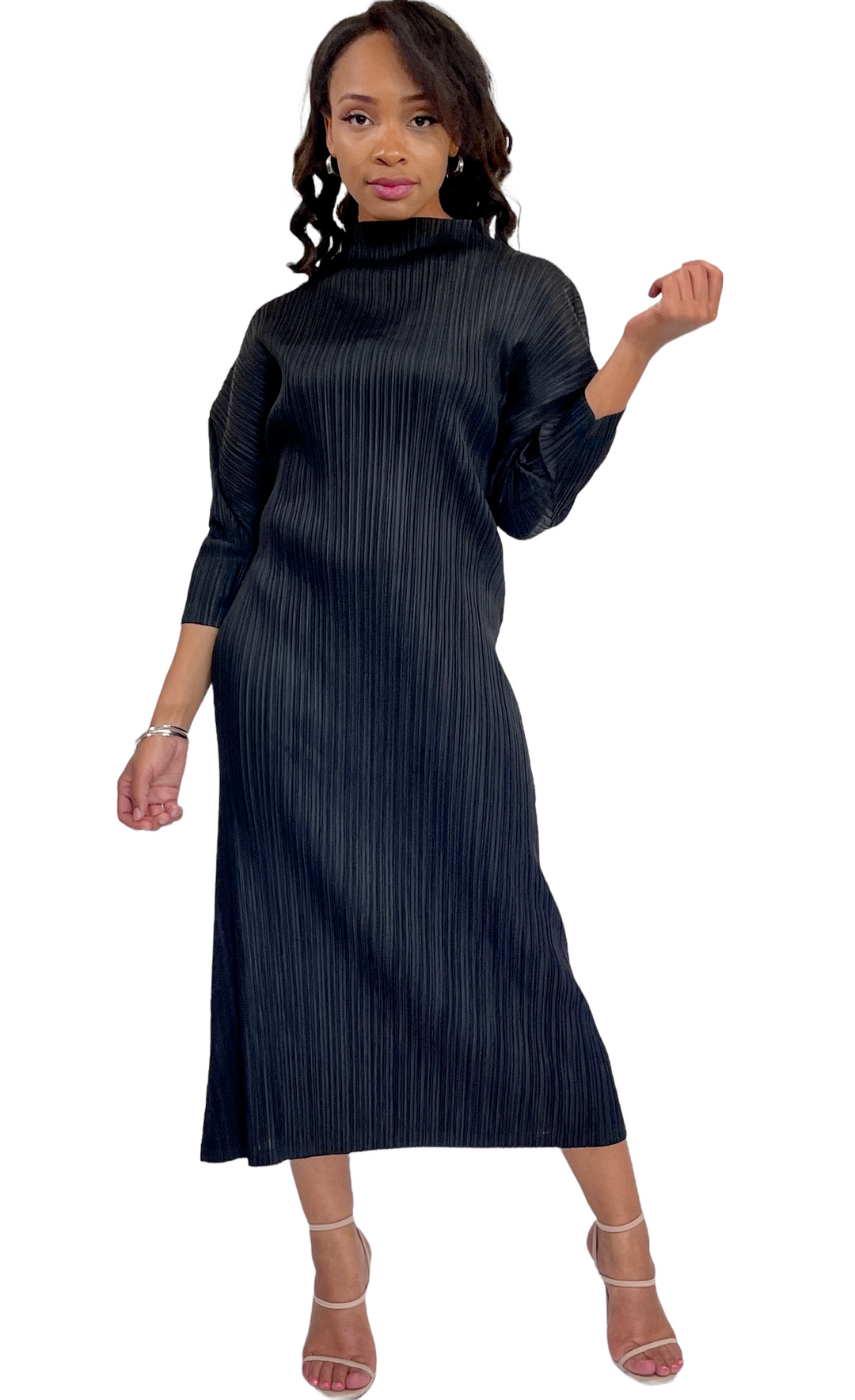 Sassyn Batwing-Sleeve Dress